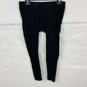 BUMPSTART maternity black stretch comfy leggings size medium